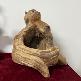 三峡根雕动物园