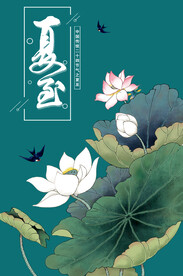  夏至节气海报 