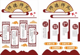 学校师风师德文化墙