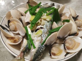 花甲蒸海鱼