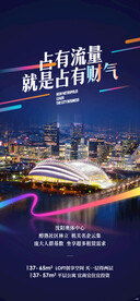 城市流量价值海报
