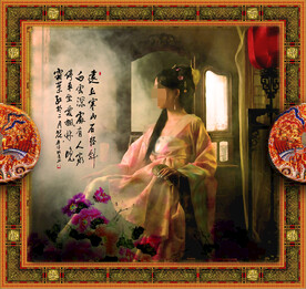  古风摄影模版  