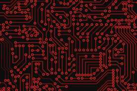 科技感电子线路板图片