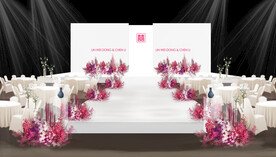 白色秀场风婚礼