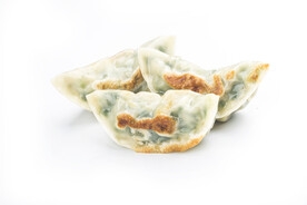 煎饺素材图