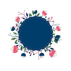  花朵边框 