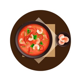 番茄虾汤