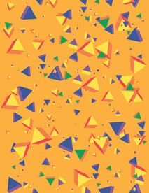 彩色三角形组合结构纹理图