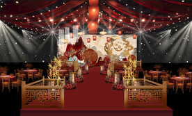 中式婚礼效果图