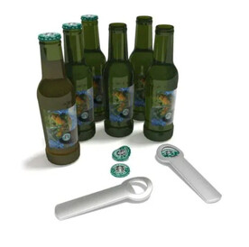 C4D模型啤酒瓶子