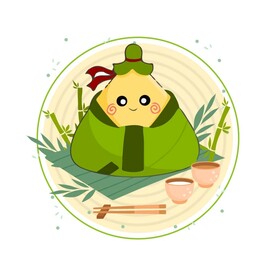 粽子插画  表情包  