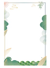 国潮海报边框