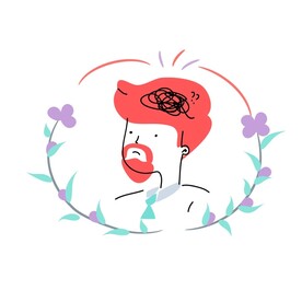 手绘人物头像  