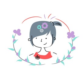 手绘人物头像 