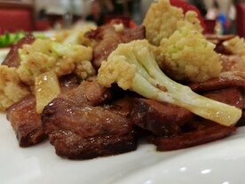 菜花炒肉