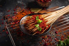 生牛肉串