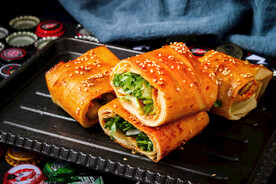 煎饼卷大葱