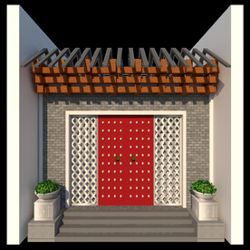 新中式门楼