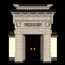 新中式门楼