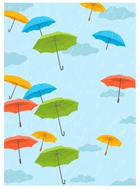 雨伞 雨点