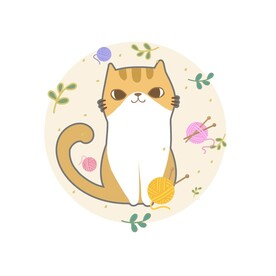 手绘猫