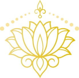 金色连花图案 