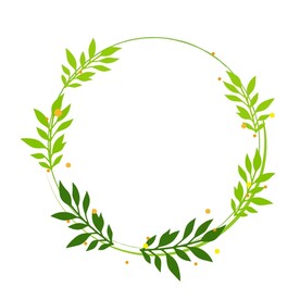 植物叶子边框  