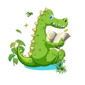 卡通鳄鱼