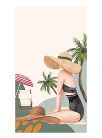 夏日美女海报