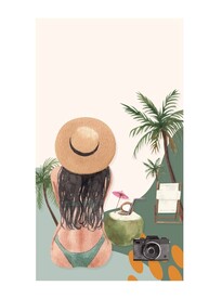 夏日美女海报