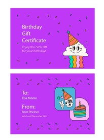 小朋友生日卡 