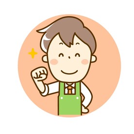 店员插画人物 