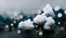 冬天白雪背景