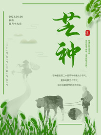 芒种海报