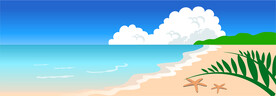 海边矢量背景