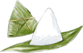  粽子矢量插画 