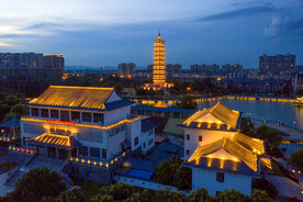 金溪县象山公园 夜色