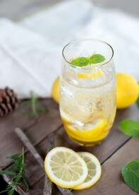 冰柠檬水