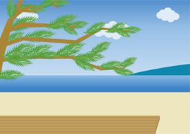 装饰山水插画