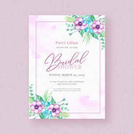 手绘角花装饰婚礼