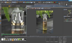 C4D模型化妆品