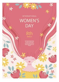 女神节海报 