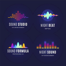 渐变声波图标