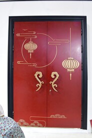 铸铝门