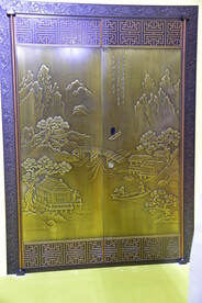 铸铝门