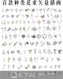 花矢量插画