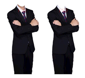 形象照西装男psd