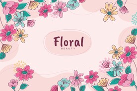 手绘花朵
