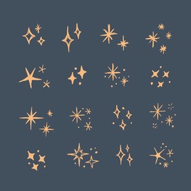 手绘星星图片