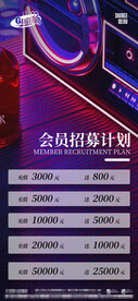酒吧夜店VIP会员充值日